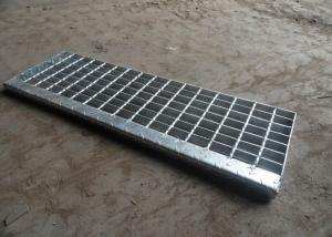China Hot Dip Galvanised Stair Treads , T1 / T2 / T3 / T4 Bar Grating Stair Treads on sale