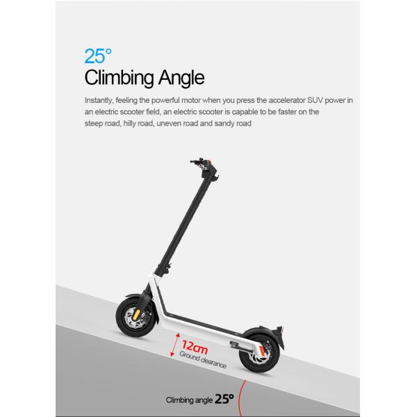 X9 E-scooter Folding Electric Scooter 16.5Ah 850w 10inch Long Range Motorcycle Charger DC42V/2A Waterproof level IP54 EU US Warehouse
