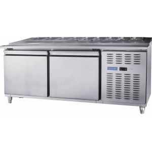 Quality Stainless Steel Fridge Under Counter 1800 * 800 * 1000mm Durable for sale