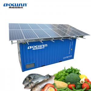 Quality Solar Power Container Cold Room Storage for Fresh Food Goods 20ft Refrigerant R-22 R-404A for sale