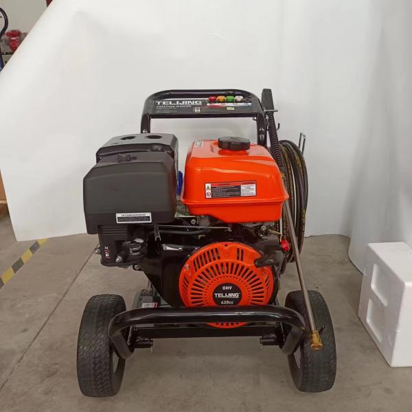 190F 420cc Gasoline High Pressure Washer 4200PSI/290Bar 1.5KW Water Jet Cleaning Machine