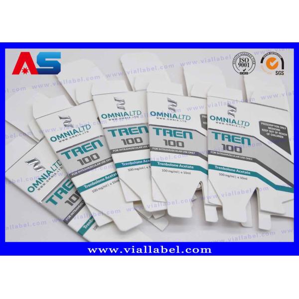 Custom Peptide Injections Cardboard Vial Box For Pharma Packaging Omnia small paper box