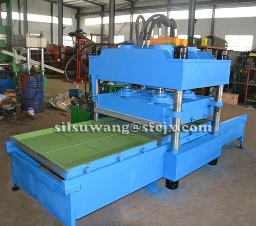 Telfon Coating Mold Anti-Sticking Rubber Tile Vulcanizing Press