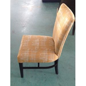 wooden frame fabric/PU dining chair DC-0008