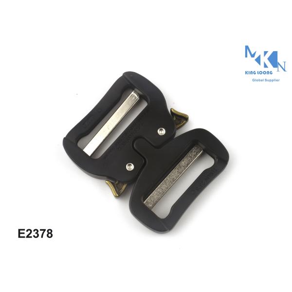 High Strength Pull Clasp Belt Buckle / 10mm Thickness Metal Strap Buckles