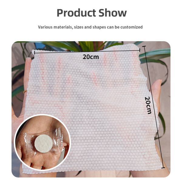 Disposable Cotton Compressed Travel Towel Tablets Expandable Towel Compressed Compressed Towel