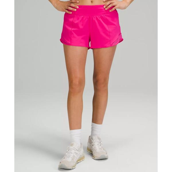 Dacron Women'S Running Shorts Anti Wrinkle With Pockets