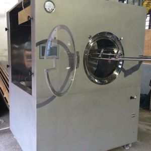 Tablet Sugar Polishing Coating Machine In Pharmaceutical Industry , Low Noise