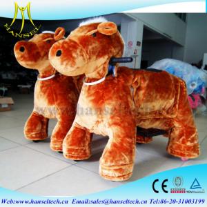 Quality Hansel stuffed animal toy ride grass chopper machine for animals feed boy and animals sex coin and non coin ride animals for sale