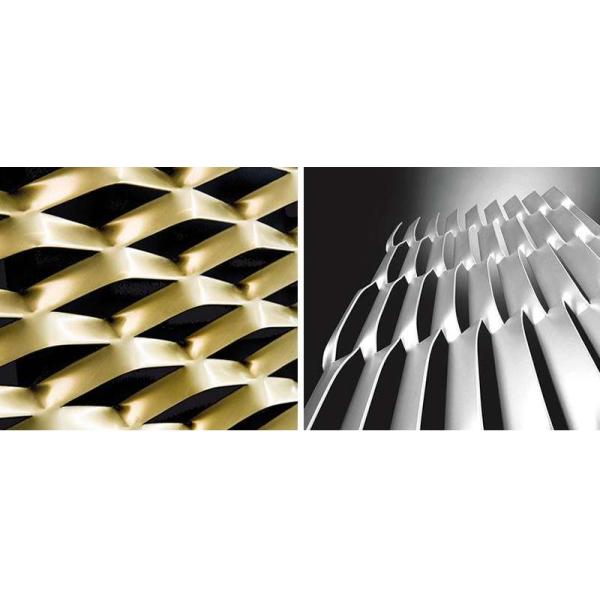 Aluminum / stainless steel expanded plate mesh