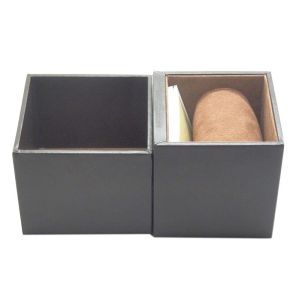 Quality brand name professional luxury PU leather watch box for sale