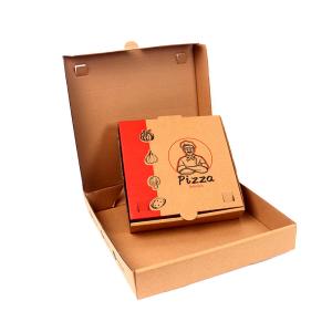Quality Stamping Rectangle Bespoke Pizza Boxes 7x7 Foldable Recyclable for sale