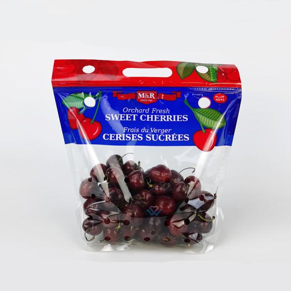 Fresh Lettuce Salad Leafy Vegetables BOPP Packaging Pouches Anti Fog Disposable