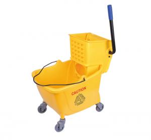 Quality 8.2 Gallon Janitorial Cleaning Tools Side Press Wringer Mop Bucket for sale