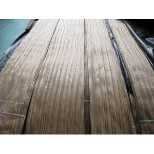 Quality Sliced Natural Zebrawood Wood Veneer Sheet for sale