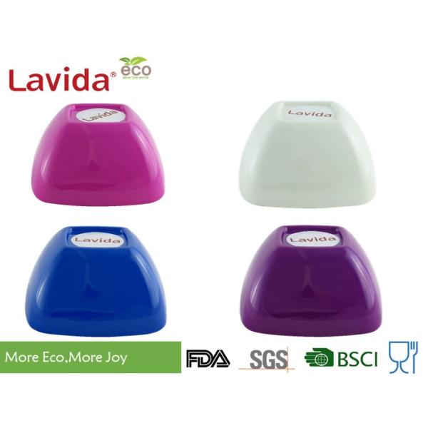 Trendy Square Shape Melamine Plates Bowls , Decal Printing Melamine Soup Bowls