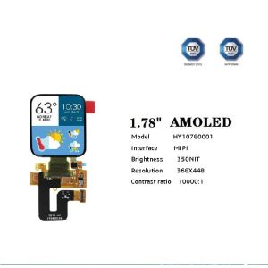 Quality MIPI Interface Smartwatch LCD Display 1.78 Inch 368x448 Resolution for sale