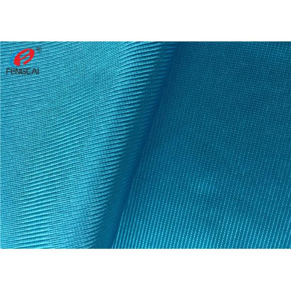 Polyester Tricot Knit Dazzle Fabric Non-stretch Sports Fabric For Basketball Uniform