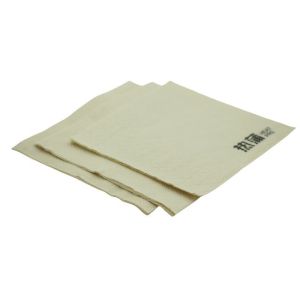 Quality Unbleached Kraft Printed Paper Napkin Eco Conscious Disposable Kitchen Tissue for sale