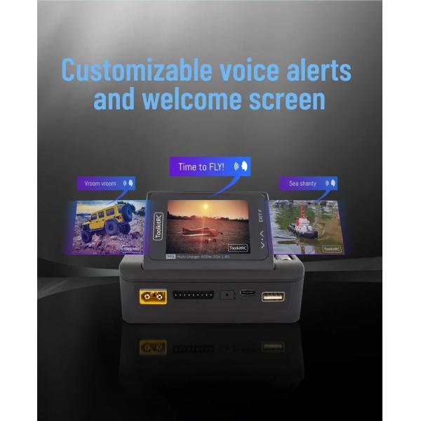 ToolkitRC M9 FPV Drone Battery Charger USB Fast Charging DC Smart Charger