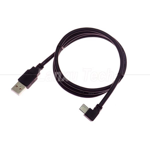 1m 2m 3m 5m Data Charging 90 Degree Up Down Left Right Angle USB to Type C Extension Cable