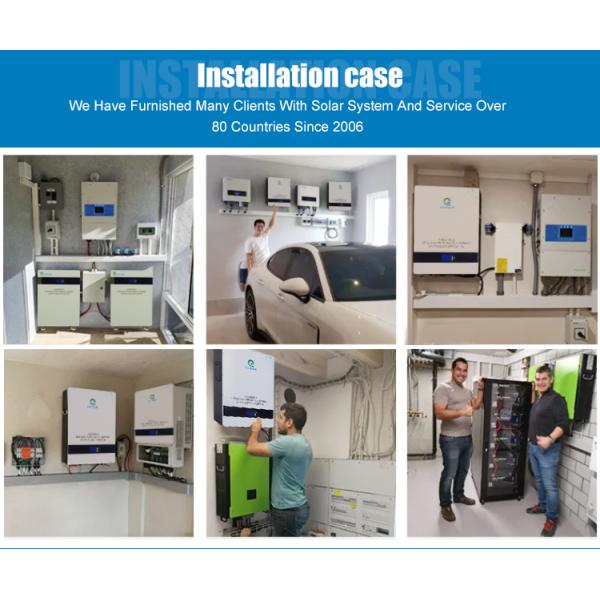 5KW Practical Wall Mounted Solar Battery , Home Solar Power Wall