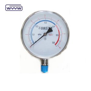 WYYW factory 100mm stainless steel price of pressure gauge