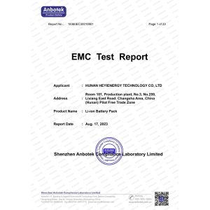 Heyi Energy Co,.ltd Certifications