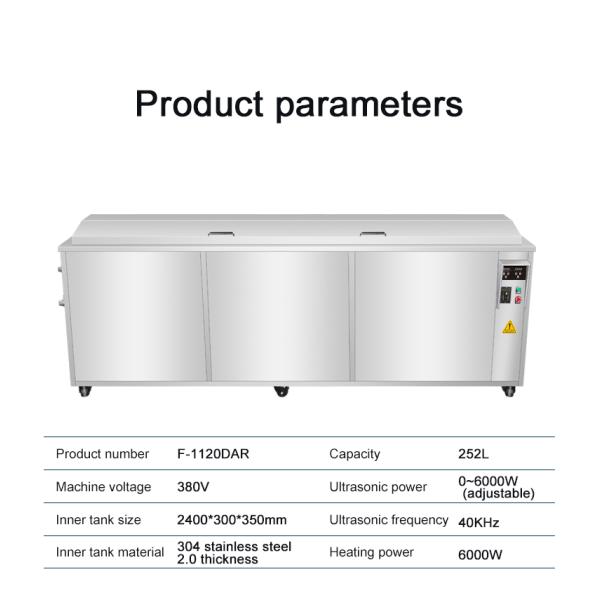 Stainless Steel Anilox Roller Sleeve Type Ultrasonic Cleaner Large / Small Tanks CE