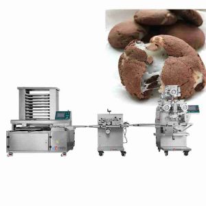 Quality 100PPM Automatic Cookie Making Machine Dual Color 100 Pcs Per Min for sale
