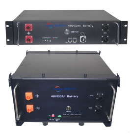 Base Station Communication Rack Mount Lifepo4 Battery 48V 100Ah 4.8 KWH