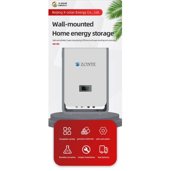 51.2V 200ah Lithium Ion Solar System LiFePO4 Battery Power Supply for Low Pressure-Wall Mounted White Energy Storage