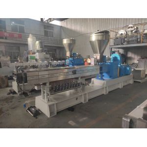 Quality Pelletizing Talc PP Filler Masterbatch Making Machine PID Control Customized for sale