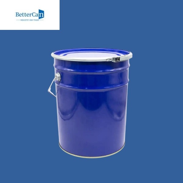 Empty Metal Paint Bucket 5 Gallon Open Head Steel Pail UN Certified
