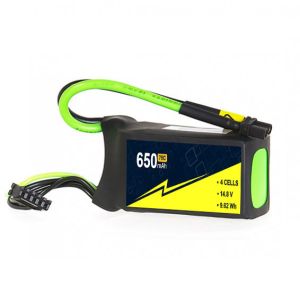 Quality 4s1P 14.8V 650mAh 75C Drone Lipo Battery With Overcharge Protection for sale