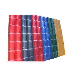3.0mm Waterproof Performance Corrugated Pvc Plastic Synthetic Resin Building Roof Tiles