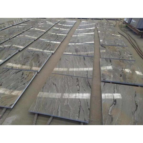 Light Grey Large Marble Slab , Cultured Marble Countertops 2.68 G / Cm³ Density