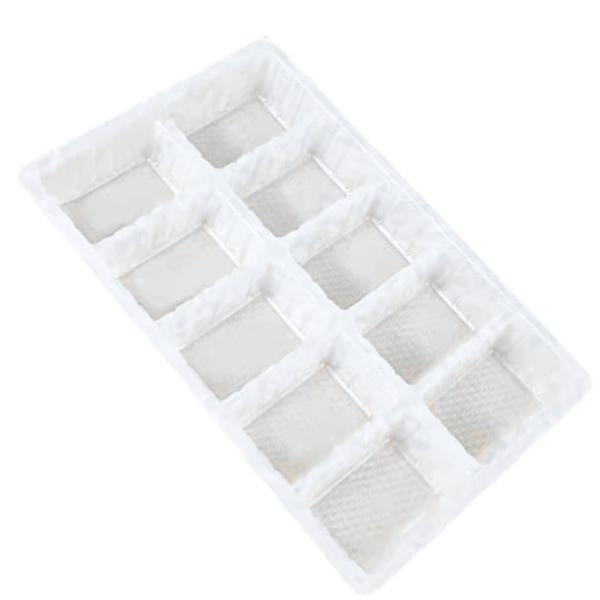 Clear Plastic Disposable Frozen Dumpling Tray PP Various Packaging 20 Packs Plastic Food Packaging Tray