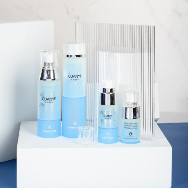 PETG Lotion Serum Bottle With Dropper Pump 15ml 105ml