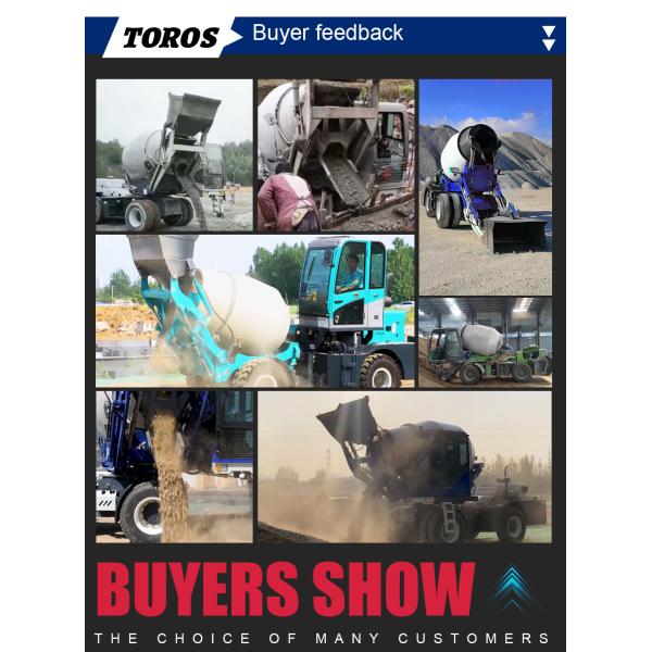 Blue 4*2 PLC Control Concrete Mixer Truck 0-14r/Min For Medium Sized Projects