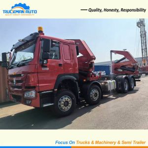 China Durable 8X4 400HP SINOTRUK HOWO Container Side Loader Truck For Guyana on sale