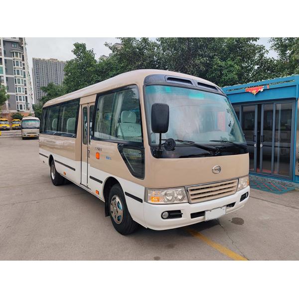 Manual Used Mini Coach / Used 23 Seater Bus Euro 4 Emission Standard