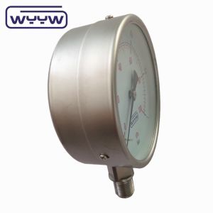 WYYW factory 100mm stainless steel price of pressure gauge