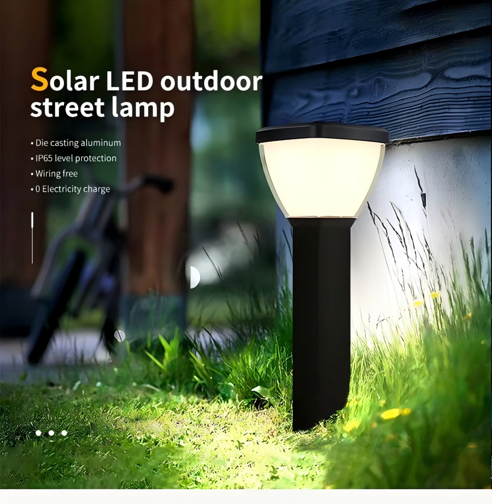 Quality 2700K Warm White Solar Garden Pathway Light IP65 Waterproof for sale
