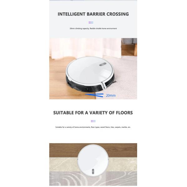 Glomarket Tuya Smart Robot Vacuum Cleaner Wifi With Water Tank For Smart Home