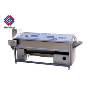 Quality Screw Type Commerical Potato Peeler Machine With 8pcs Roller Capacity 2000KG/H for sale