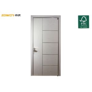 Quality Single Swing Curved Hinged Plywood Plain Wooden Door for sale