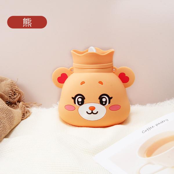 Tasteless BPA Free silicone hot water bottle For Menstrual Cramps Customized