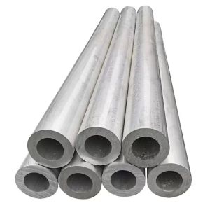 Quality Round 6063 Aluminium Tube Pipe Brushed Sand Blasted for sale