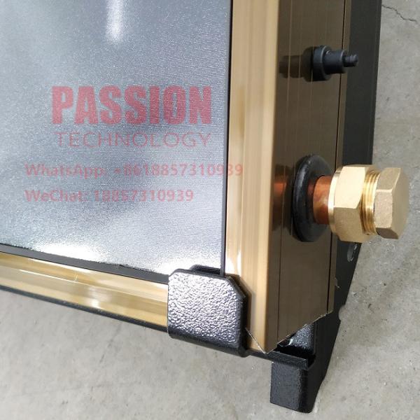 3m2 Red Copper Flat Plate Solar Collector 200L Compact Pressure Solar Water Heater